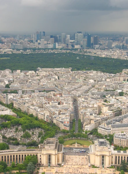 Paříž z Eiffelovy věže — Stock fotografie