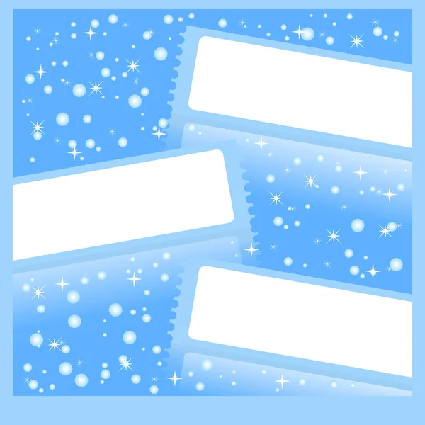Cadres d'hiver — Image vectorielle