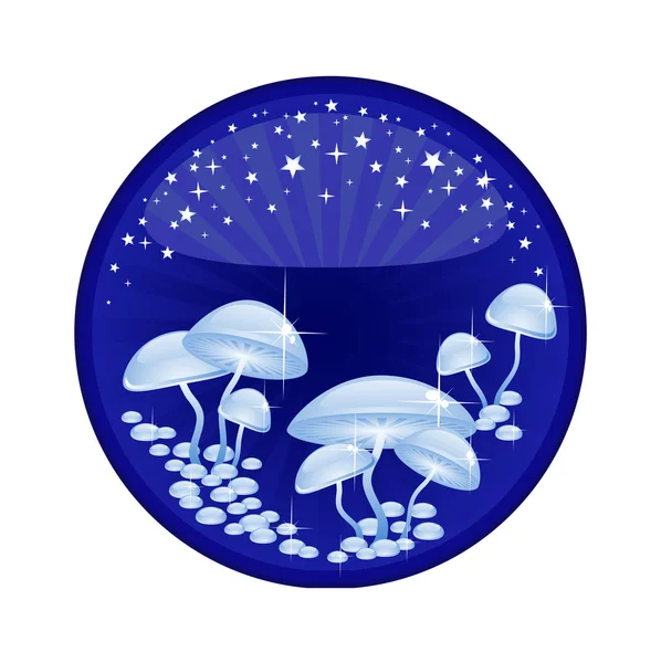 Cogumelos mágicos —  Vetores de Stock