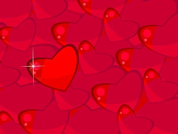 Background-hearts — Stock Vector