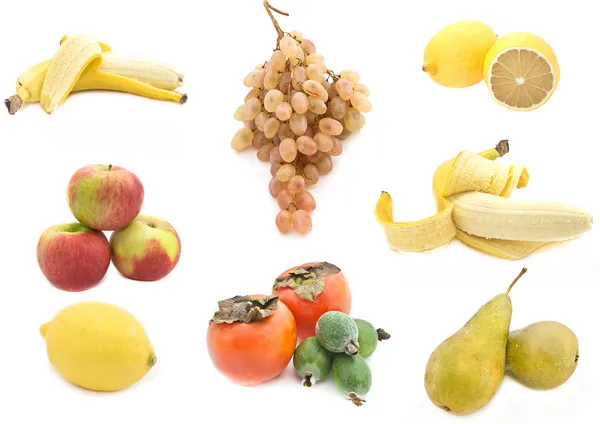 Collage of fruit. — Stock Photo, Image