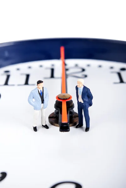 Two Man Clock — Stock Photo, Image