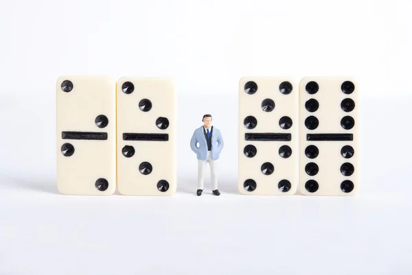 Dominoeffekt — Stockfoto