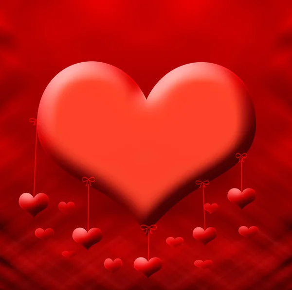 Coração Vermelho — Fotografia de Stock