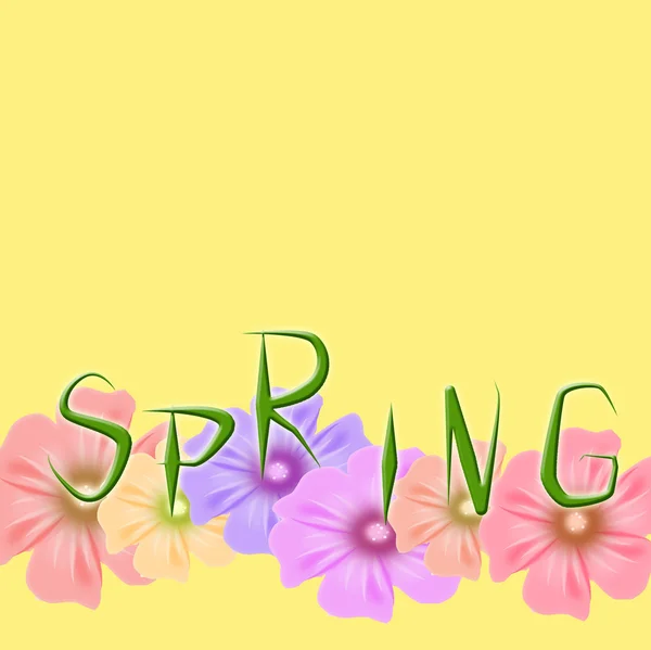 Bakgrund våren — Stockfoto