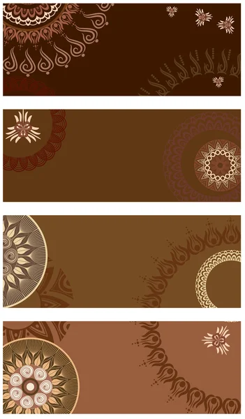 Çikolata kartpostal ayarla — Stok Vektör