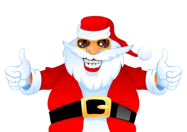 Cool feliz Santa — Vetor de Stock