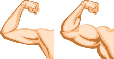 Hand Before and After fitness clipart