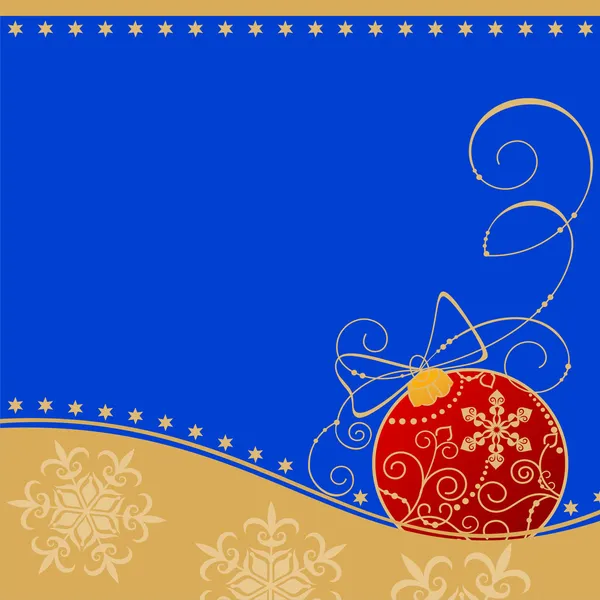 Рождественская праздничная открытка — стоковый вектор