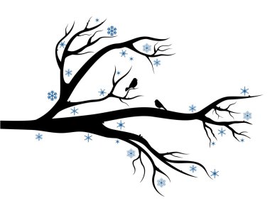 Winter composition clipart