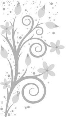 Abstract floral background clipart