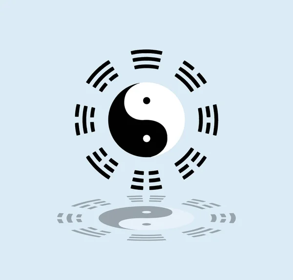 Σύμβολο yin yang — Φωτογραφία Αρχείου