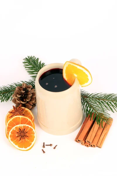 Mulled red wine — Stock Photo, Image