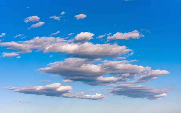 Білий Cumulus хмари — стокове фото