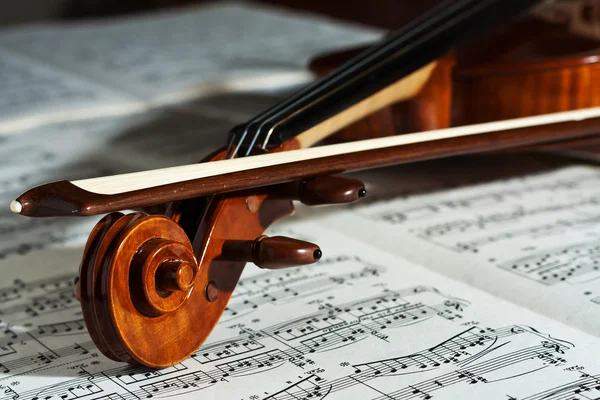 stock image Detail of a beautiful violin