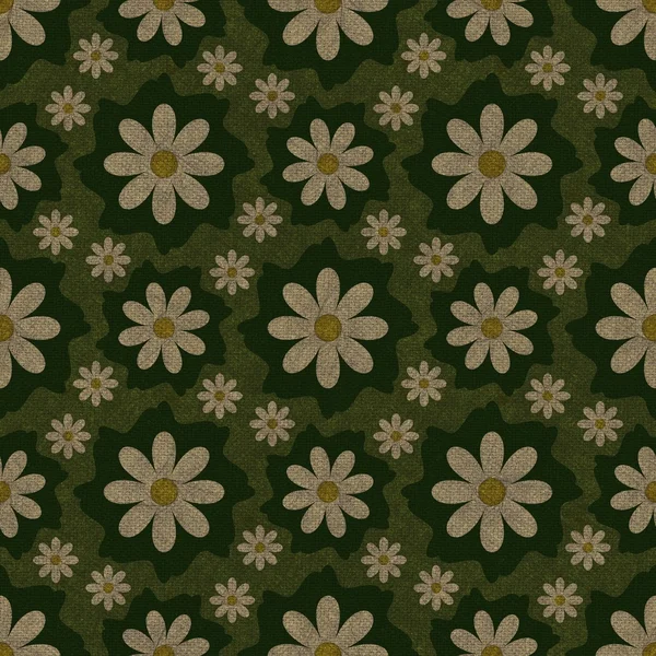 Patrón sin costura abstracto floral — Foto de Stock