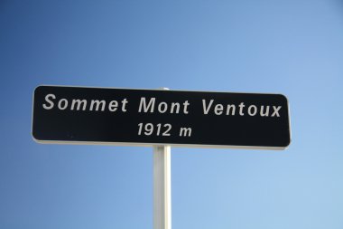 On top of the mont Ventoux, France clipart