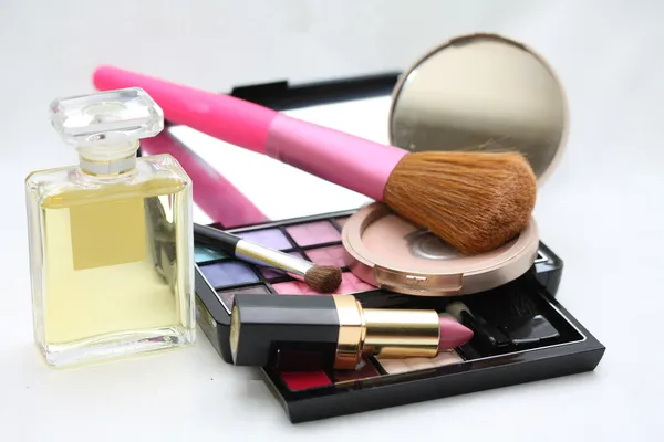 Make up, perfume and accessories — Stock Photo, Image