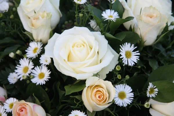 Białych kwiatów układ — Zdjęcie stockowe