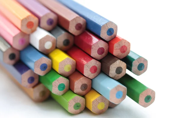 Verem az új színes ceruzák — Stock Fotó