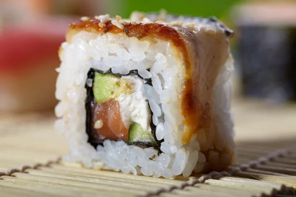 Asya maki sushi — Stok fotoğraf