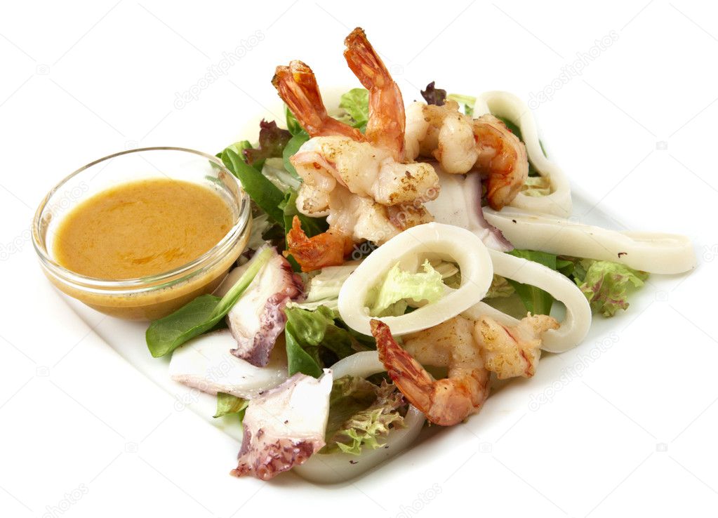 Salad seafood