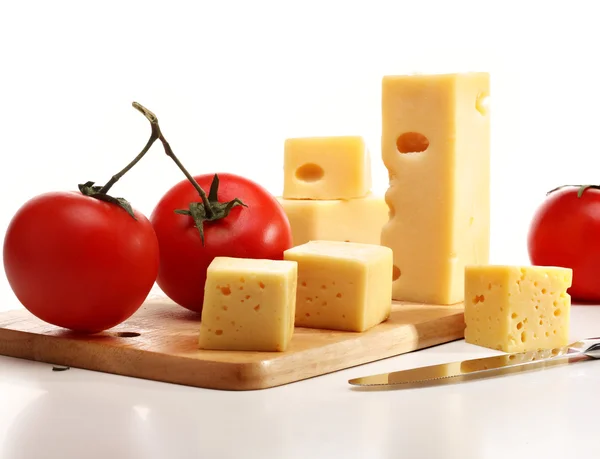 Tomaten mit Käse — Stockfoto