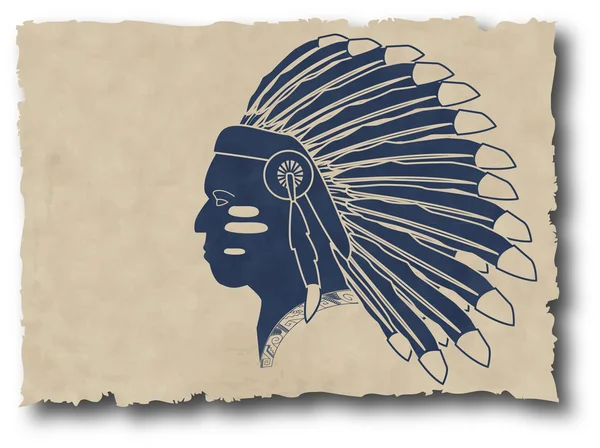 Wektor Majów Inków Tribal Stary Papier Eps — Wektor stockowy