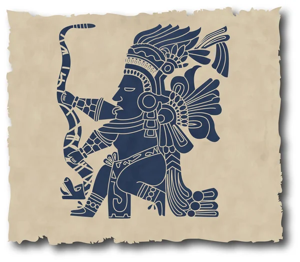 Vector Mayan Inca Tribal Eps — Stock Vector