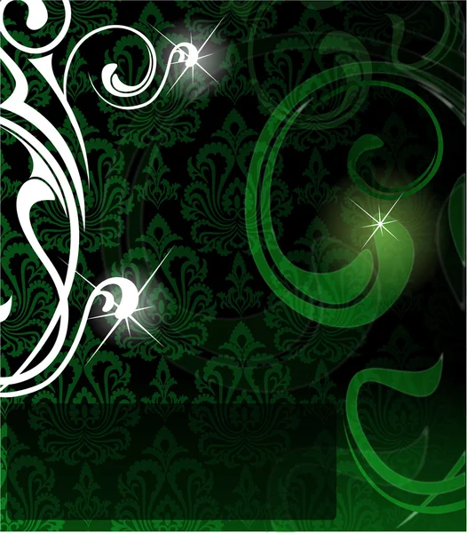 Le fond abstrait vert vecteur — Image vectorielle