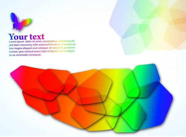 Der Vektor abstrakter Farbhintergrund — Stockvektor