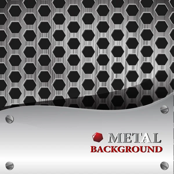 Abstrakcyjne metaliczne tło — Wektor stockowy