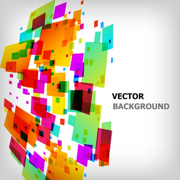 Abstraktní hranaté barevné pozadí — Stockový vektor