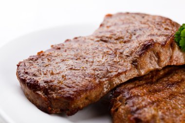 Grilled steaks clipart