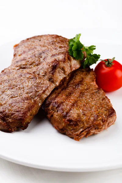Grilled steaks — Stock Photo, Image