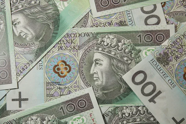 One hundred polish zloty money — Stock Photo, Image