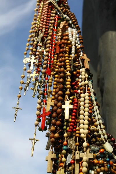 Rosary, symbol of Christianity — Stock Photo, Image