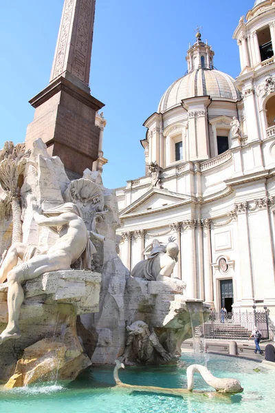 Piazza Navona, Roma, Italia — Foto Stock