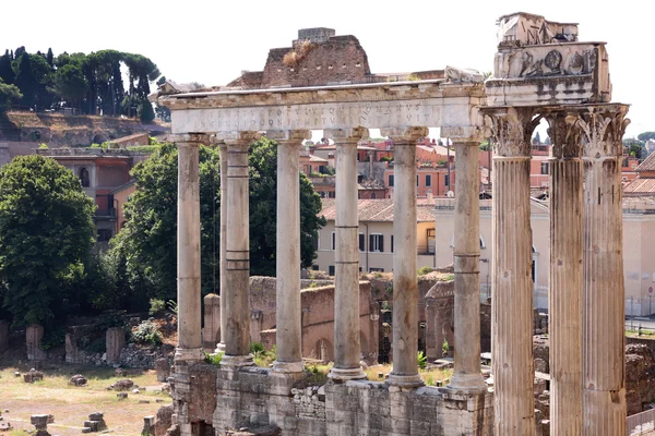 Pohled Krajinu Římského Fóra Římě Itálie — Stock fotografie