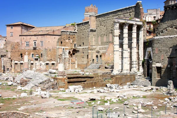 Vue du paysage du forum romain à Rome, Italie — Photo