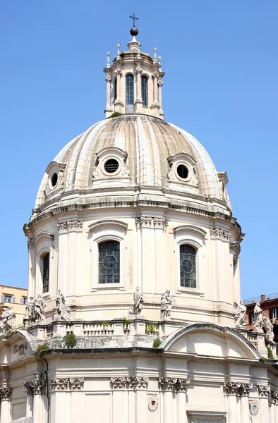 Όνομα Santissimo Del Chiesa Traiano Foro Ντι Μαρία Στη Ρώμη — Φωτογραφία Αρχείου