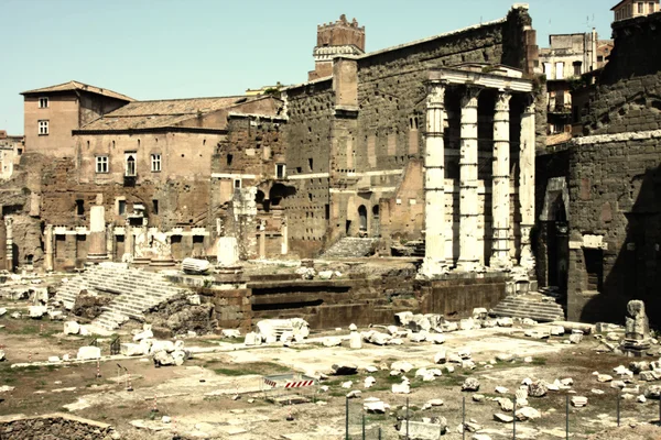 Τοπίο Από Ρωμαϊκή Αγορά Στη Ρώμη Ιταλία — Φωτογραφία Αρχείου