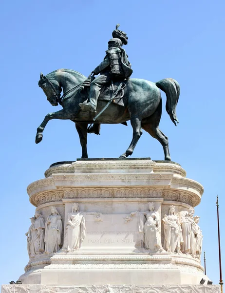 Monumento Vittorio Emanuele em Roma, Itália — Fotografia de Stock