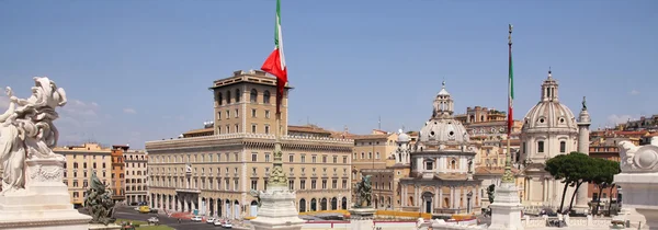 Вид на панораму Рима, Италия — стоковое фото