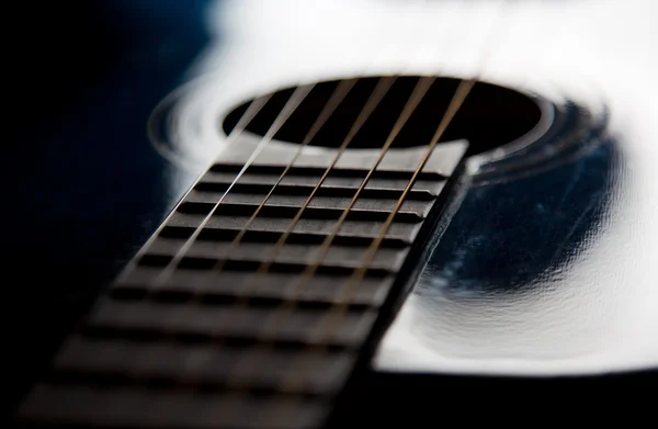 Guitarra Instrumento Musical Cuerdas Sello Firma Acordes — Foto de Stock