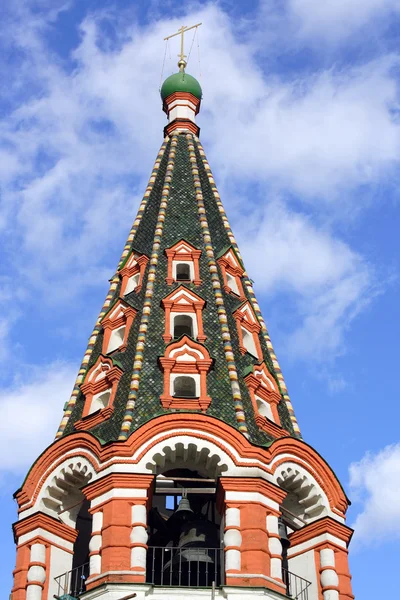 Dzwonnica Wasyla Placu Czerwonym Moskwie — Zdjęcie stockowe