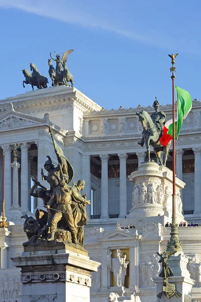 Roma, anıt victor - emanuel — Stok fotoğraf