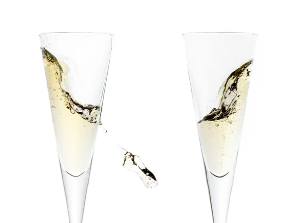 Oslava přípitek šampaňským Stock Fotografie
