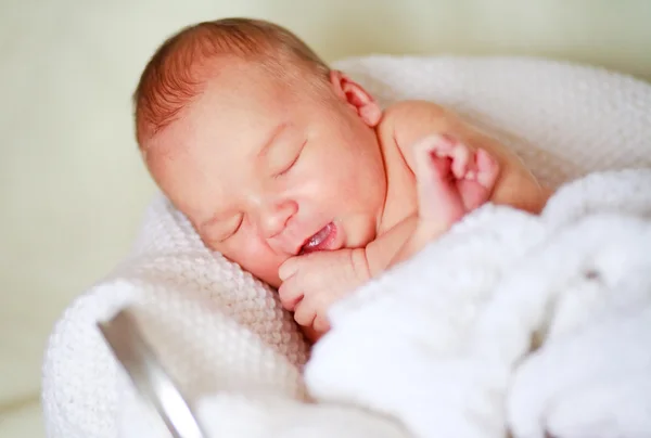 Adorável bebê recém-nascido — Fotografia de Stock