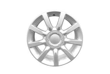 Car alloy wheel isolated clipart